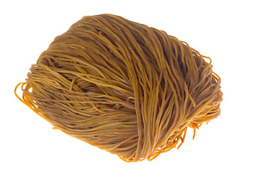 Image showing Chinese styled uncooked dried noodles