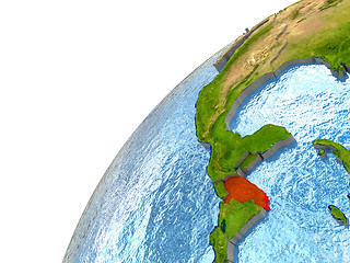 Image showing Honduras on Earth