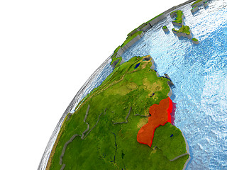 Image showing Guyana on Earth