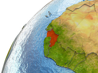 Image showing Guinea on Earth