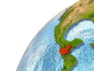 Image showing Guatemala on Earth