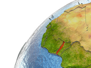 Image showing Togo on Earth