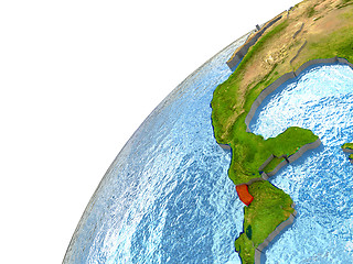 Image showing El Salvador on Earth
