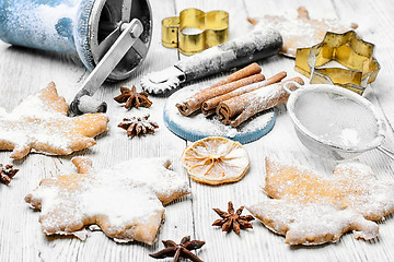 Image showing Homemade cakes for Christmas