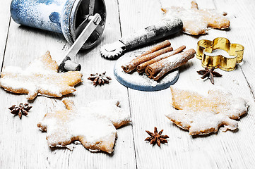 Image showing Homemade cakes for Christmas