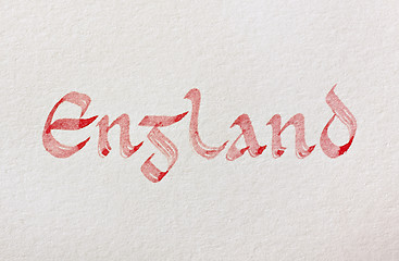 Image showing Country name. England.