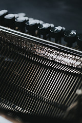 Image showing Old typewriter series