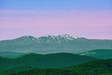 Image showing Mountains Behind the Hills
