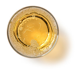 Image showing glass of sparkling wine