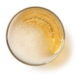 Image showing glass of sparkling wine