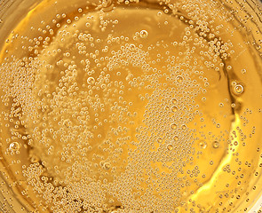 Image showing closeup of champagne glass