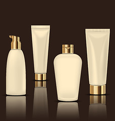 Image showing Set of Cosmetic Cream Tubes