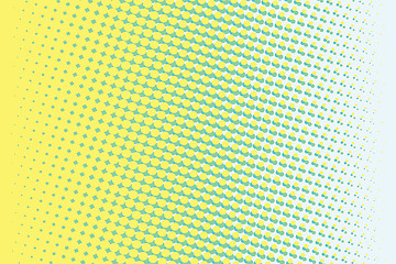 Image showing Abstract yellow green gradient pop art retro background