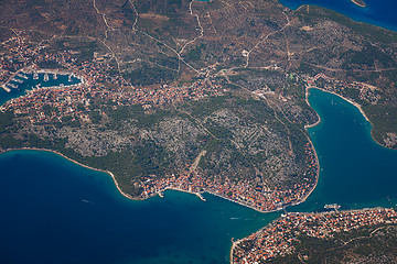 Image showing Croatia aerial view