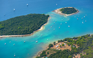 Image showing Croatia aerial view