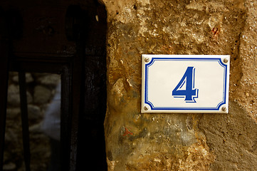 Image showing Number Four