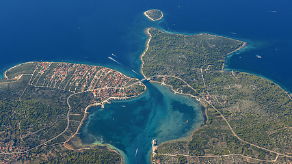 Image showing Croatia aerial view