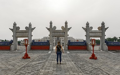 Image showing Large archway at the Temple of Heaven