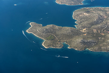 Image showing Croatia aerial view