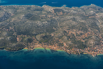 Image showing Croatia aerial view