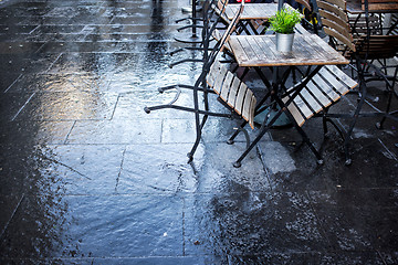 Image showing Street after rain