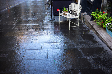 Image showing Street after rain