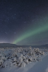 Image showing Aurora borealis in Iceland