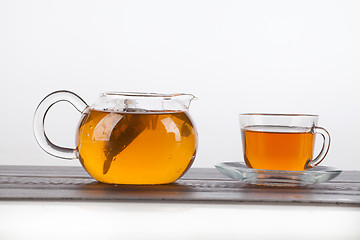 Image showing Teapot And Cup Of Tea