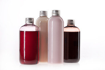 Image showing Bottles With Cosmetic Cream