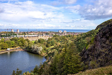 Image showing view of Edinburgh city, Scotland