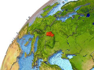 Image showing Slovakia on Earth