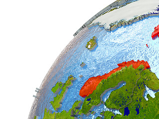 Image showing Norway on Earth