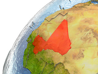 Image showing Mali on Earth