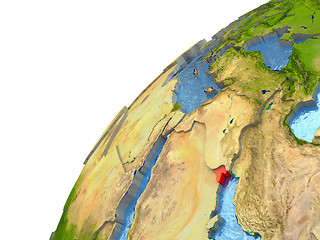 Image showing Kuwait on Earth