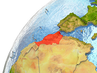 Image showing Morocco on Earth