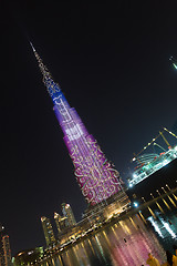 Image showing Burj Khalifa, world\'s tallest skyscraper, Dubai, United Arab Emirates.