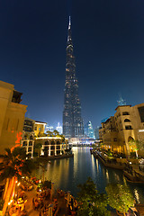 Image showing Burj Khalifa, world\'s tallest skyscraper, Dubai, United Arab Emirates.