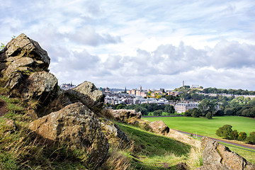 Image showing view of Edinburgh city