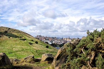 Image showing view of Edinburgh city