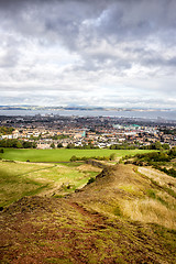 Image showing view of Edinburgh city