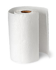 Image showing Paper kitchen towels strongly unwound