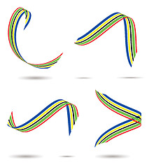 Image showing olympic ribbon
