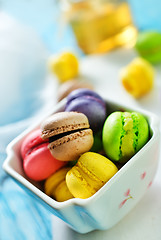 Image showing color macaroons