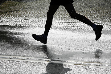 Image showing Marathon runner