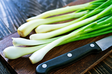 Image showing green onion