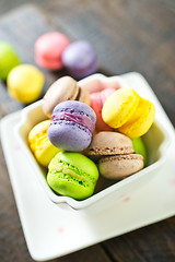 Image showing color macaroons