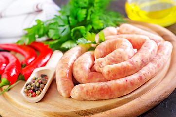 Image showing sausages