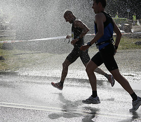 Image showing Marathon runners