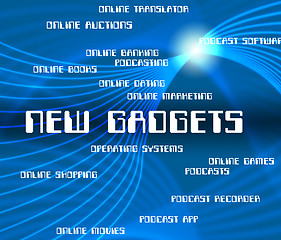 Image showing New Gadgets Indicates Up To Date And Devices