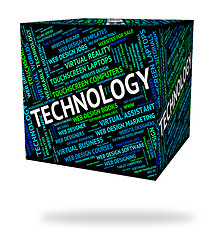 Image showing Technology Word Means Technologies Electronic And Words